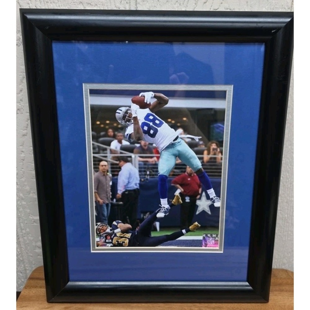 Dallas Cowboys Dez Bryant 9x7 Photo matted &  16.5x13" Frame